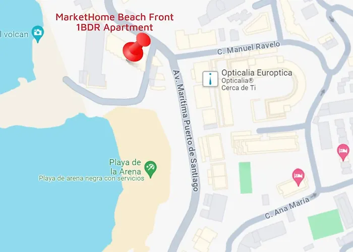 Markethome Neptuno Front 1bdr Puerto de Santiago (Tenerife)